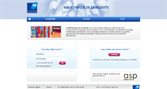 Desktop Screenshot of bibliothequedelareussite.fr
